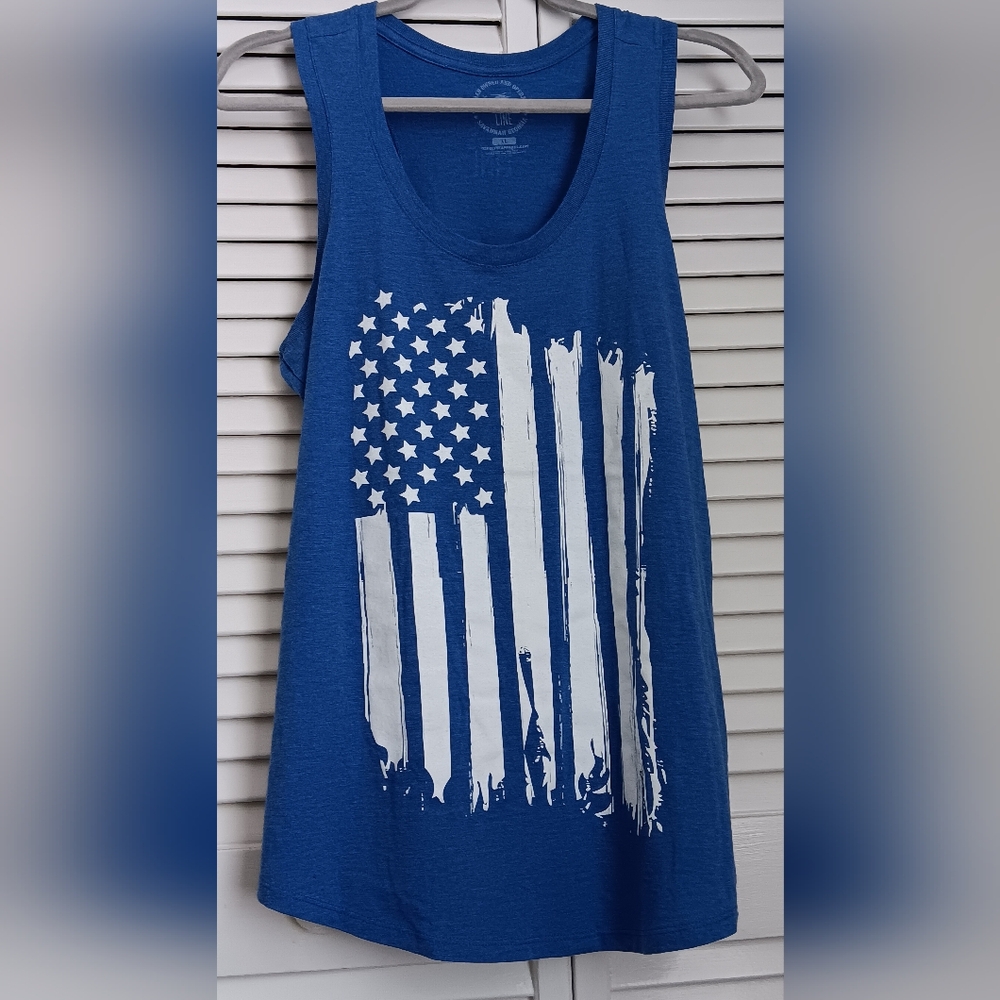 NineLine american flag tank top